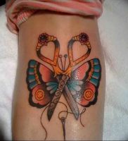 фото тату ножницы от 27.03.2018 №083 — tattoo scissors — tattoo-photo.ru