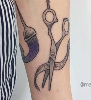 фото тату ножницы от 27.03.2018 №088 — tattoo scissors — tattoo-photo.ru