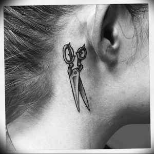 фото тату ножницы от 27.03.2018 №090 - tattoo scissors - tattoo-photo.ru
