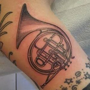 фото тату рога от 08.04.2018 №001 - tattoo horn - tattoo-photo.ru
