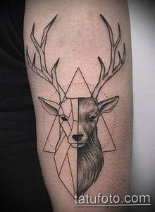 фото тату рога от 08.04.2018 №064 - tattoo horn - tattoo-photo.ru
