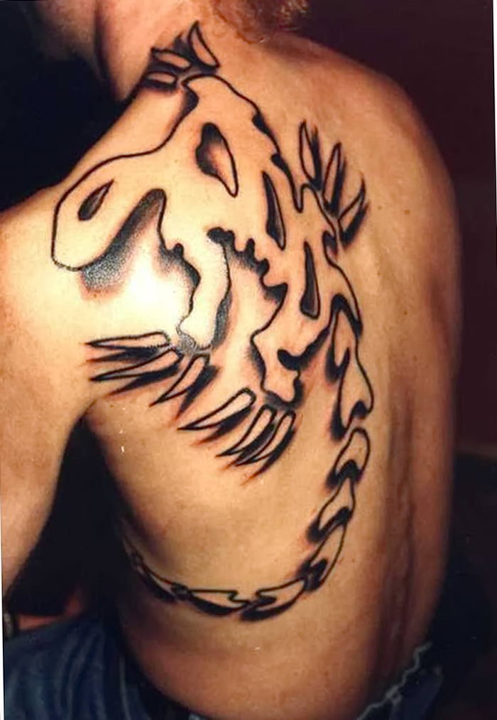 фото тату ящерица от 11.04.2018 №030 tattoo lizard tattoophoto.ru