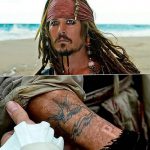 фото Тату Джонни Деппа от 15.04.2018 №004 - Tattoo Johnny Depp - tattoo-photo.ru