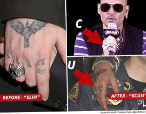 фото Тату Джонни Деппа от 15.04.2018 №008 - Tattoo Johnny Depp - tattoo-photo.ru