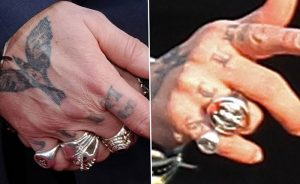 фото Тату Джонни Деппа от 15.04.2018 №029 - Tattoo Johnny Depp - tattoo-photo.ru