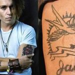 фото Тату Джонни Деппа от 15.04.2018 №066 - Tattoo Johnny Depp - tattoo-photo.ru
