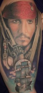 фото Тату Джонни Деппа от 15.04.2018 №089 - Tattoo Johnny Depp - tattoo-photo.ru
