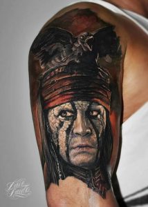 фото Тату Джонни Деппа от 15.04.2018 №103 - Tattoo Johnny Depp - tattoo-photo.ru