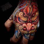 фото Тату на кисти руки от 13.04.2018 №011 - Tattoo on the hand - tattoo-photo.ru