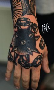 фото Тату на кисти руки от 13.04.2018 №039 - Tattoo on the hand - tattoo-photo.ru