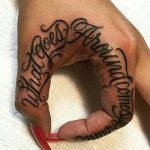 фото Тату на кисти руки от 13.04.2018 №042 - Tattoo on the hand - tattoo-photo.ru
