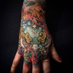 фото Тату на кисти руки от 13.04.2018 №061 - Tattoo on the hand - tattoo-photo.ru
