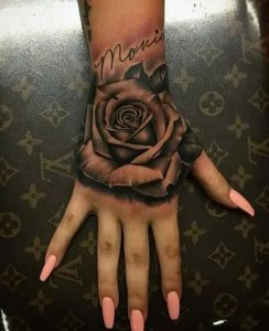 фото Тату на кисти руки от 13.04.2018 №088 - Tattoo on the hand - tattoo-photo.ru