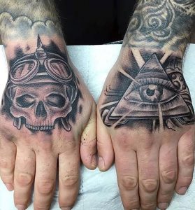 фото Тату на кисти руки от 13.04.2018 №226 - Tattoo on the hand - tattoo-photo.ru