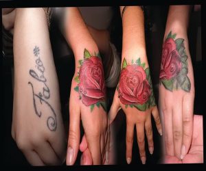 фото Тату на кисти руки от 13.04.2018 №272 - Tattoo on the hand - tattoo-photo.ru
