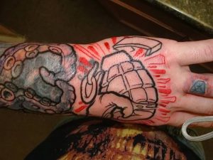 фото Тату на кисти руки от 13.04.2018 №277 - Tattoo on the hand - tattoo-photo.ru