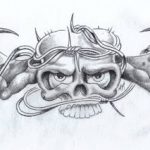 фото Эскизы тату летучая мышь от 11.04.2018 №038 - Sketches bat tattoo - tattoo-photo.ru