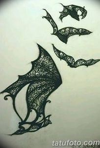 фото Эскизы тату летучая мышь от 11.04.2018 №086 - Sketches bat tattoo - tattoo-photo.ru