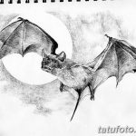 фото Эскизы тату летучая мышь от 11.04.2018 №091 - Sketches bat tattoo - tattoo-photo.ru