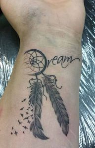 фото тату Ловец снов от 15.04.2018 №116 - tattoo Dream catcher - tattoo-photo.ru