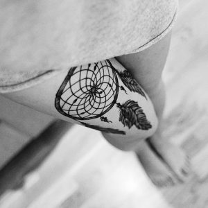 фото тату Ловец снов от 15.04.2018 №129 - tattoo Dream catcher - tattoo-photo.ru