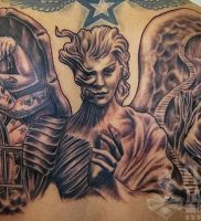 фото тату ангел и демон от 11.04.2018 №017 — tattoo angel and demon — tattoo-photo.ru