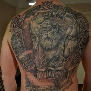 фото тату богатырь от 11.04.2018 №006 - tattoo warrior - tattoo-photo.ru