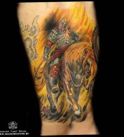 фото тату богатырь от 11.04.2018 №009 — tattoo warrior — tattoo-photo.ru