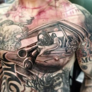 фото тату в стиле чикано от 08.04.2018 №037 - Chicano style tattoo - tattoo-photo.ru