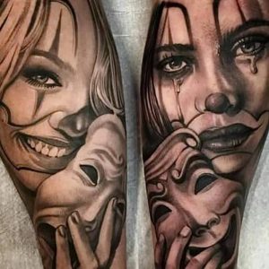 фото тату в стиле чикано от 08.04.2018 №078 - Chicano style tattoo - tattoo-photo.ru