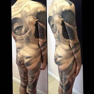 фото тату в стиле чикано от 08.04.2018 №081 - Chicano style tattoo - tattoo-photo.ru