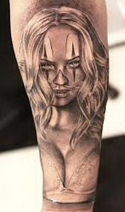 фото тату в стиле чикано от 08.04.2018 №089 - Chicano style tattoo - tattoo-photo.ru