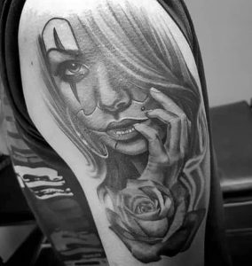 фото тату в стиле чикано от 08.04.2018 №094 - Chicano style tattoo - tattoo-photo.ru