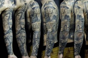 фото тату в стиле чикано от 08.04.2018 №105 - Chicano style tattoo - tattoo-photo.ru