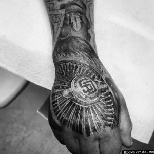 фото тату в стиле чикано от 08.04.2018 №108 - Chicano style tattoo - tattoo-photo.ru