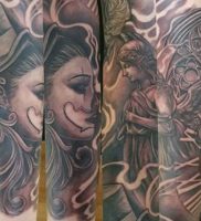 фото тату в стиле чикано от 08.04.2018 №111 — Chicano style tattoo — tattoo-photo.ru