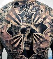 фото тату в стиле чикано от 08.04.2018 №118 — Chicano style tattoo — tattoo-photo.ru