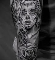 фото тату в стиле чикано от 08.04.2018 №121 — Chicano style tattoo — tattoo-photo.ru