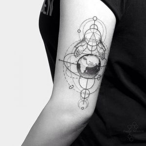 фото тату геометрия от 11.04.2018 №001 - tattoo geometry - tattoo-photo.ru