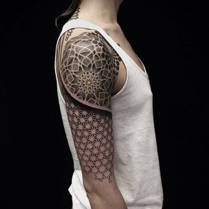 фото тату геометрия от 11.04.2018 №002 - tattoo geometry - tattoo-photo.ru