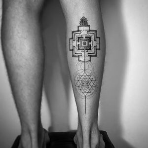 фото тату геометрия от 11.04.2018 №007 - tattoo geometry - tattoo-photo.ru