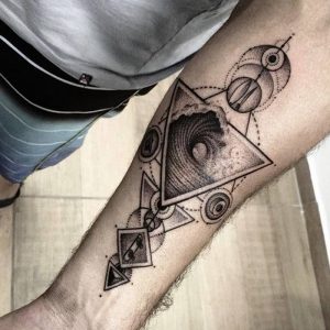 фото тату геометрия от 11.04.2018 №019 - tattoo geometry - tattoo-photo.ru