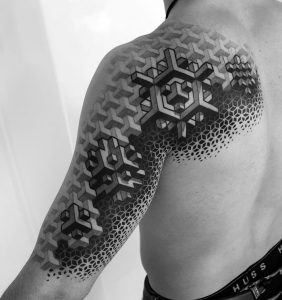 фото тату геометрия от 11.04.2018 №028 - tattoo geometry - tattoo-photo.ru