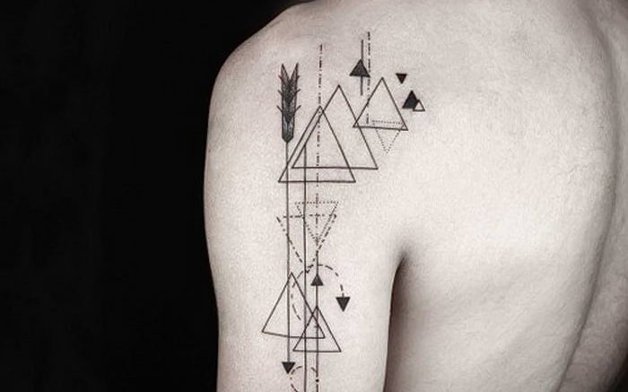 фото тату геометрия от 11.04.2018 №129 - tattoo geometry - tattoo-photo.ru