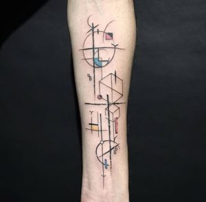 фото тату геометрия от 11.04.2018 №135 - tattoo geometry - tattoo-photo.ru