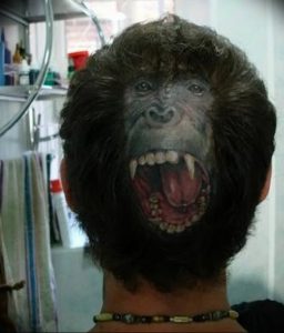 фото тату горилла от 27.03.2018 №003 - gorilla tattoo - tattoo-photo.ru