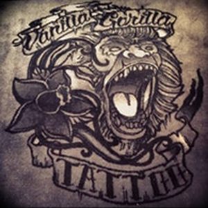 фото тату горилла от 27.03.2018 №019 - gorilla tattoo - tattoo-photo.ru