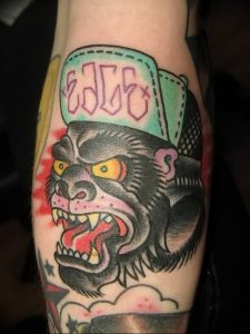 фото тату горилла от 27.03.2018 №026 - gorilla tattoo - tattoo-photo.ru