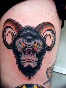 фото тату горилла от 27.03.2018 №055 - gorilla tattoo - tattoo-photo.ru