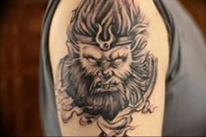 фото тату горилла от 27.03.2018 №056 - gorilla tattoo - tattoo-photo.ru